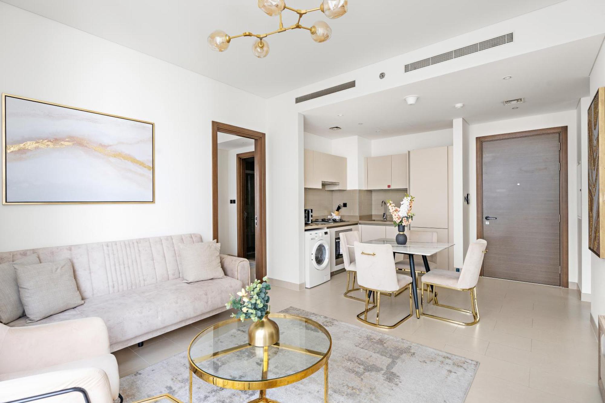 Beautiful 2 Bedroom Next To Business Bay - Sobha Creek Vista Дубай Екстериор снимка