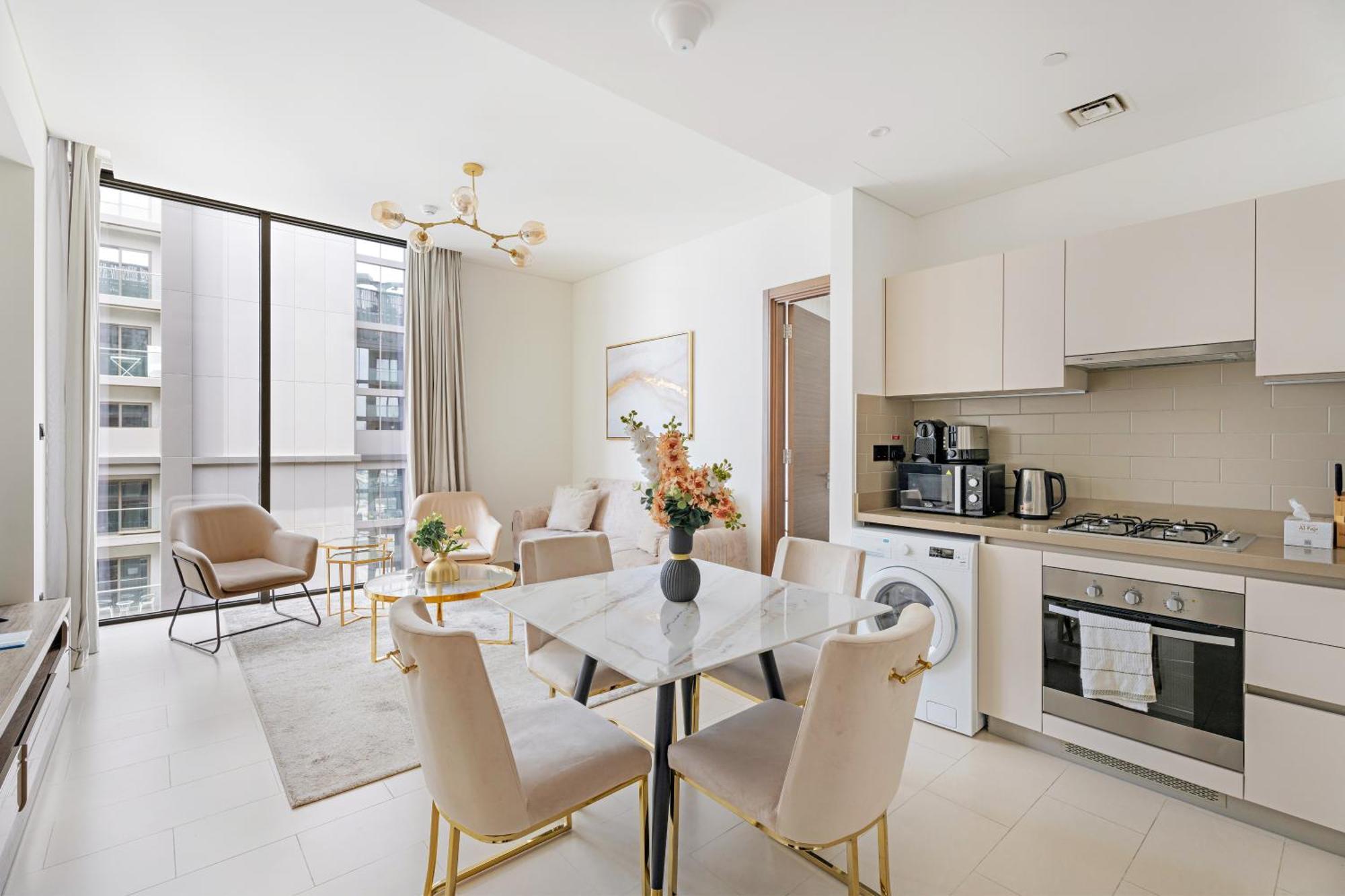 Beautiful 2 Bedroom Next To Business Bay - Sobha Creek Vista Дубай Екстериор снимка