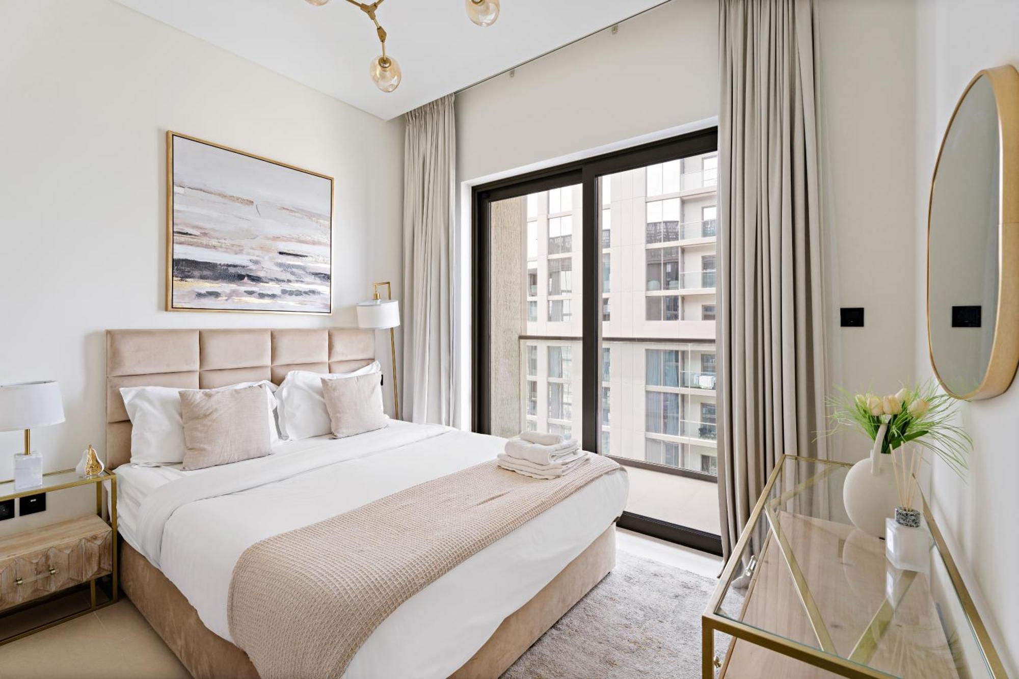 Beautiful 2 Bedroom Next To Business Bay - Sobha Creek Vista Дубай Екстериор снимка